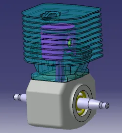 Engine assembly (motor)
