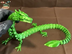 Flexi Leaf Dragon(Print-in-place)