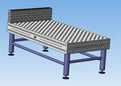 Frame for welding table