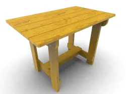 Garden table 1000x600x700mm. Material Wood(pine)