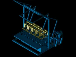 Generic hollow brick making machine