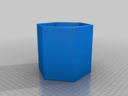 hexagonal wall shelf