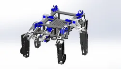 Hexapod Convertible Spider Bot