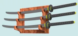 Katana wall stand