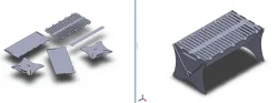 Kolay Montajlanabilir Mangal Tasarımı
