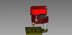 Mini drill machine 3d design