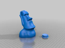 Moai Piggy bank and glasses holder