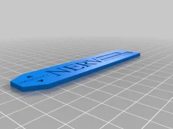 Nerv Bookmark and keychain