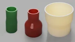 Parametric Circular Dust Port Adaptor