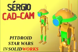 PitDroid STAR WARS - Sérgio CAD CAM