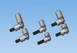 Pivoting hinge for metal control cabinet doors
