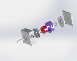 Portable vane motor pump