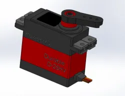 Power HD Durable Full Aluminium Case D-25HV Servo