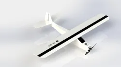 RA-DKG RC trainer airplane