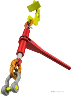 Ratchet load binder CAD 3D model and 2D manufacturing drawings