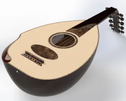 Real scale Oud - ud - luth (no 3d model)