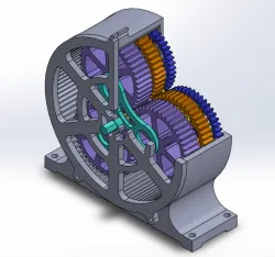 Redutor de engrenagem planetaria - planetary gear