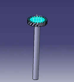 Roue denture helicoidale