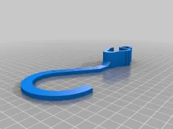 Rubber gloves clip with hanger