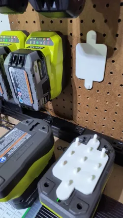 Ryobi One+ Pegboard Charger Holder