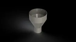 Sheet Metal Cylindrical Hopper