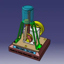 Simple Steam Engine Called 'One-Lunger'