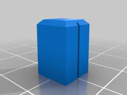 Sliding potentiometer knob for Polyvox receivers