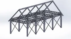 Small steel construction 9.8x3.8