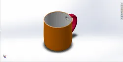 SOLIDWORKS- SOLID MODEL (CUP DESIGN)