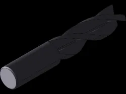 Spiral end mill
