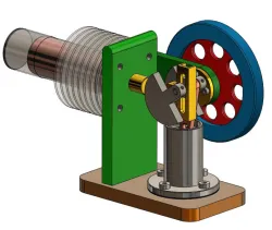 Stirling Engine in SolidWorks