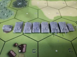 StuG III s - 1/200 scale - Dime Sized Stugs!