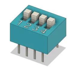 Toggle switch 4 pin