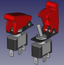 Toggle Switch With Guard