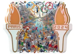 Torch an Olympic flame