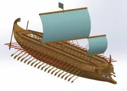 trireme athens war ship