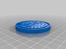Vintage TMNT Action Figure Stand - TMNT Logo - 60mm