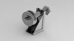 WALL MOUNTING PULLEY SETUP