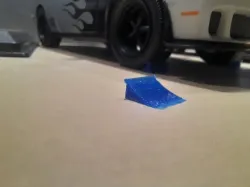 wheel chock for 1/24 scale diecast cars