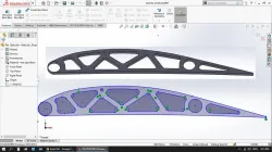 Wing airfoil rib2