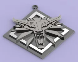 Witcher Wolf Medallion