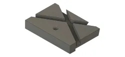 1/4" Lathe thread tool grinder jig