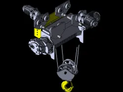10T Mono beam rope hoist-8m