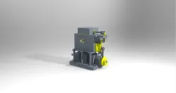 2-CYL Single Valve Steam Engine