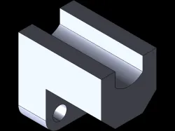 3. PTC Creo Manufacturing- Multiple operations with fixture, workpiece rotation, OP010, PART 1/2 and 2/2
