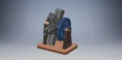 6 Cylinder - Radial Engine (Pneumatic)