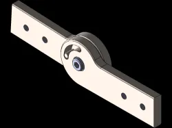 90' self locking hinge mechanism