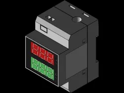 AC Volt Amp DIN Rail Sensor