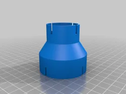 Adapter from a saw to a vac cleaner
