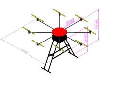 Agricultural Dispersion Drone